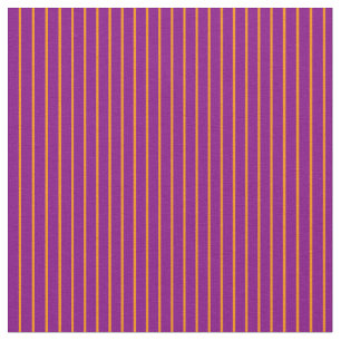 Tissu Motif de couleur orange foncé et violet