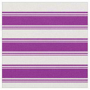Tissu Motif de couleur pourpre et blanche