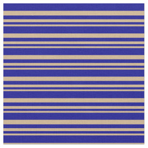 Tissu Motif de couleur Tan et Bleu foncé