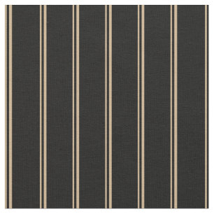 Tissu Motif de couleur Tan et Noir