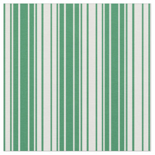 Tissu Motif de couleur verte et blanche