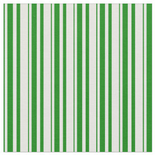 Tissu Motif de couleur verte et blanche