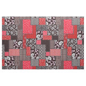 Tissu Motif de courte rétro florale en patchwork (Fat Quarter)