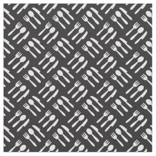 Tissu Motif de couteau à fourche