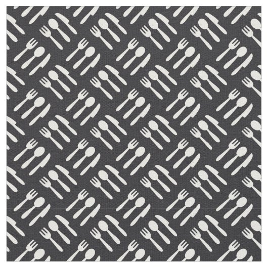 Tissu Motif de couteau à fourche (Fermer)