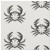 Tissu Motif de crabe noir (Fermer)