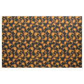 Tissu Motif de crabe orange (Fat Quarter)