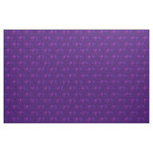 Tissu Motif de crâne de dessin violet (Fat Quarter)