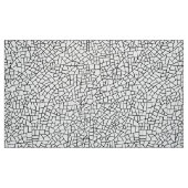 Tissu Motif de craquelures - Noir sur Blanc (Fat Quarter)