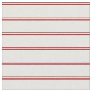 Tissu Motif de crème rouge et de menthe