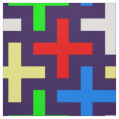 Tissu Motif de croix colorées (Échantillon)