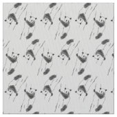 Tissu Motif de croquis Panda Bear (fermé)
