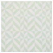 Tissu Motif de cube géométrique Sage Green (Échantillon)
