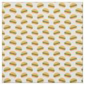Tissu Motif de Cute Hamburger (Échantillon)