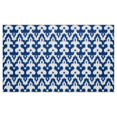 Tissu Motif de damassé d'Ikat de Marocain, bleu de (Fat Quarter)