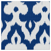 Tissu Motif de damassé d'Ikat de Marocain, bleu de (Fermer)