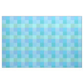 Tissu motif de damier bleu (Fat Quarter)