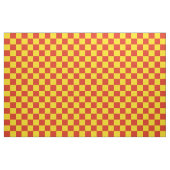 Tissu Motif de damier rouge et jaune (Yard)