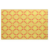 Tissu Motif de danse jaune (Yard)