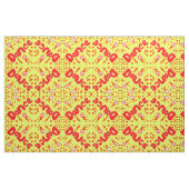 Tissu Motif de danse jaune (Fat Quarter)