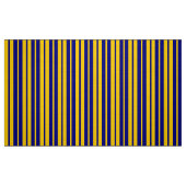 Tissu Motif de design de rayures élégantes bleu jaune  (Fat Quarter)