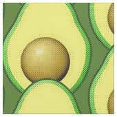 Tissu Motif de dessin Avocado vintage (Fermer)