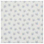 Tissu Motif de dessin de fleur de lys (Échantillon)