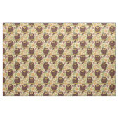 Tissu Motif de dessin de Owl (Yard)