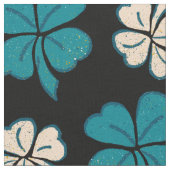 Tissu Motif de dessin Shamrock de trèfle vert moderne (Fermer)