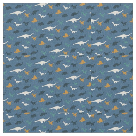 Tissu Motif de dinosaure spatial (Fermer)