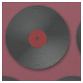 Tissu Motif de disques de LP (Fermer)