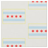 Tissu Motif de drapeau de Chicago (Fermer)