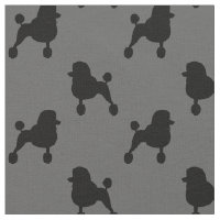 Motif de fantaisie de chiens de caniche standard