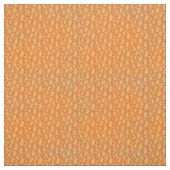Tissu Motif de fantôme orange mou (Échantillon)