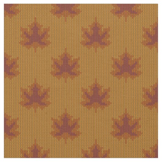 Tissu Motif de feuille automne (Fermer)