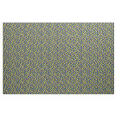 Tissu Motif de feuille de banane bleu tropical (Fat Quarter)
