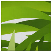 Tissu Motif de feuilles vertes (Échantillon)