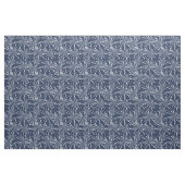 Tissu Motif de feux d'artifice de marine et blanc (Fat Quarter)