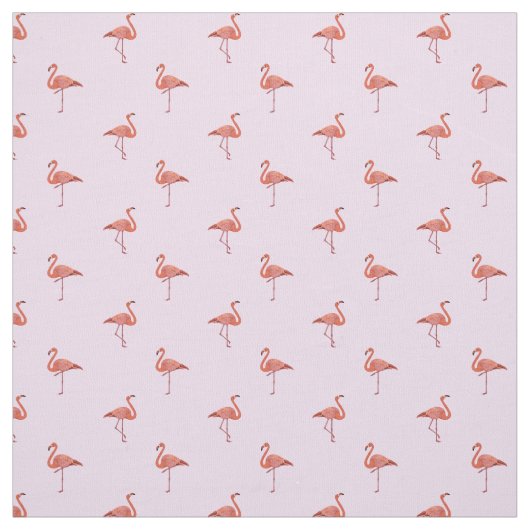 Tissu Motif de flamants roses (Échantillon)