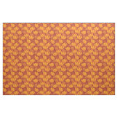 Tissu Motif de fleur d'or (Fat Quarter)