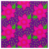 Tissu motif de fleurs (Échantillon)