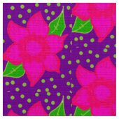 Tissu motif de fleurs (Fermer)