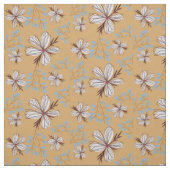 Tissu motif de fleurs (Échantillon)