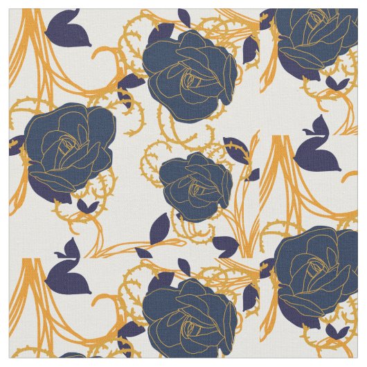 Tissu motif de fleurs (Fermer)