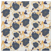Tissu motif de fleurs (Échantillon)