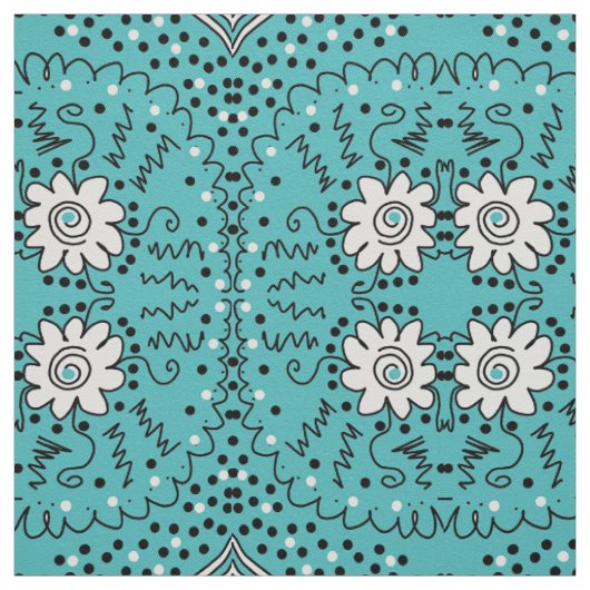 Tissu motif de fleurs (Échantillon)