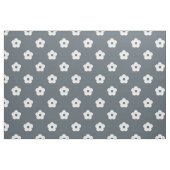 Tissu Motif de fleurs blanches (Fat Quarter)