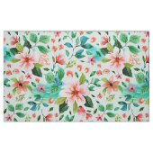 Tissu Motif de fleurs de mer (Fat Quarter)