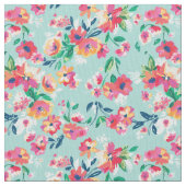 Tissu Motif de fleurs peint (fermé)