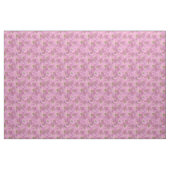 Tissu Motif de fleurs rose doux de jardin (Fat Quarter)